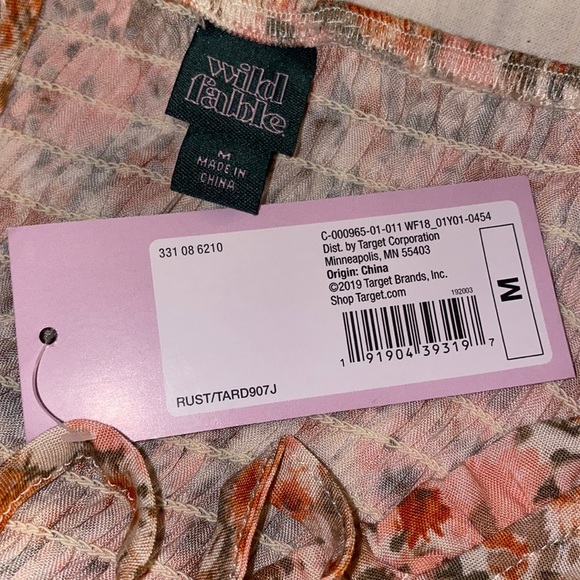 Wild Fable Floral Sundress - Rust & Pink Combo - Picture 12 of 13